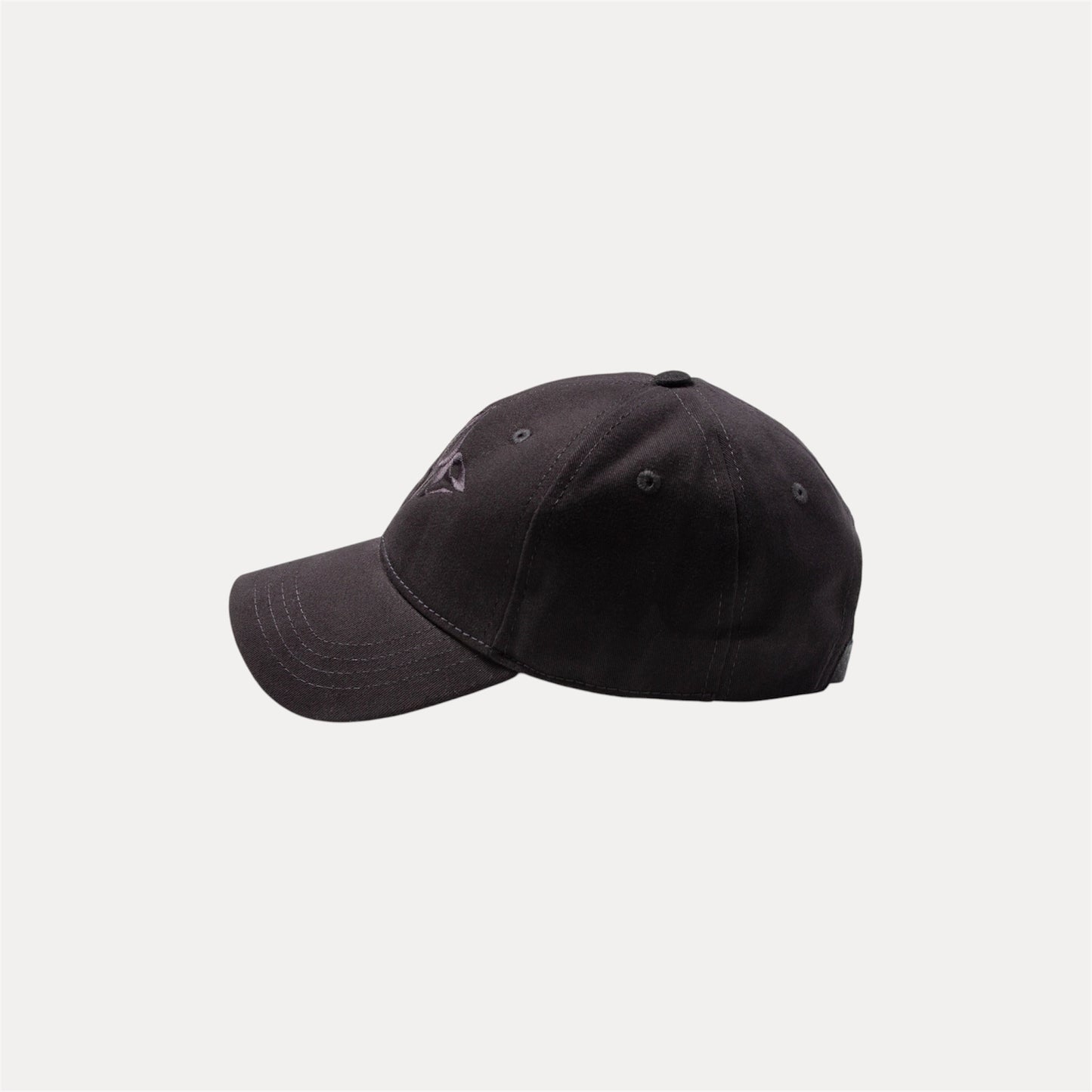 Amulet Logo Cap with custom leather strap (Black)