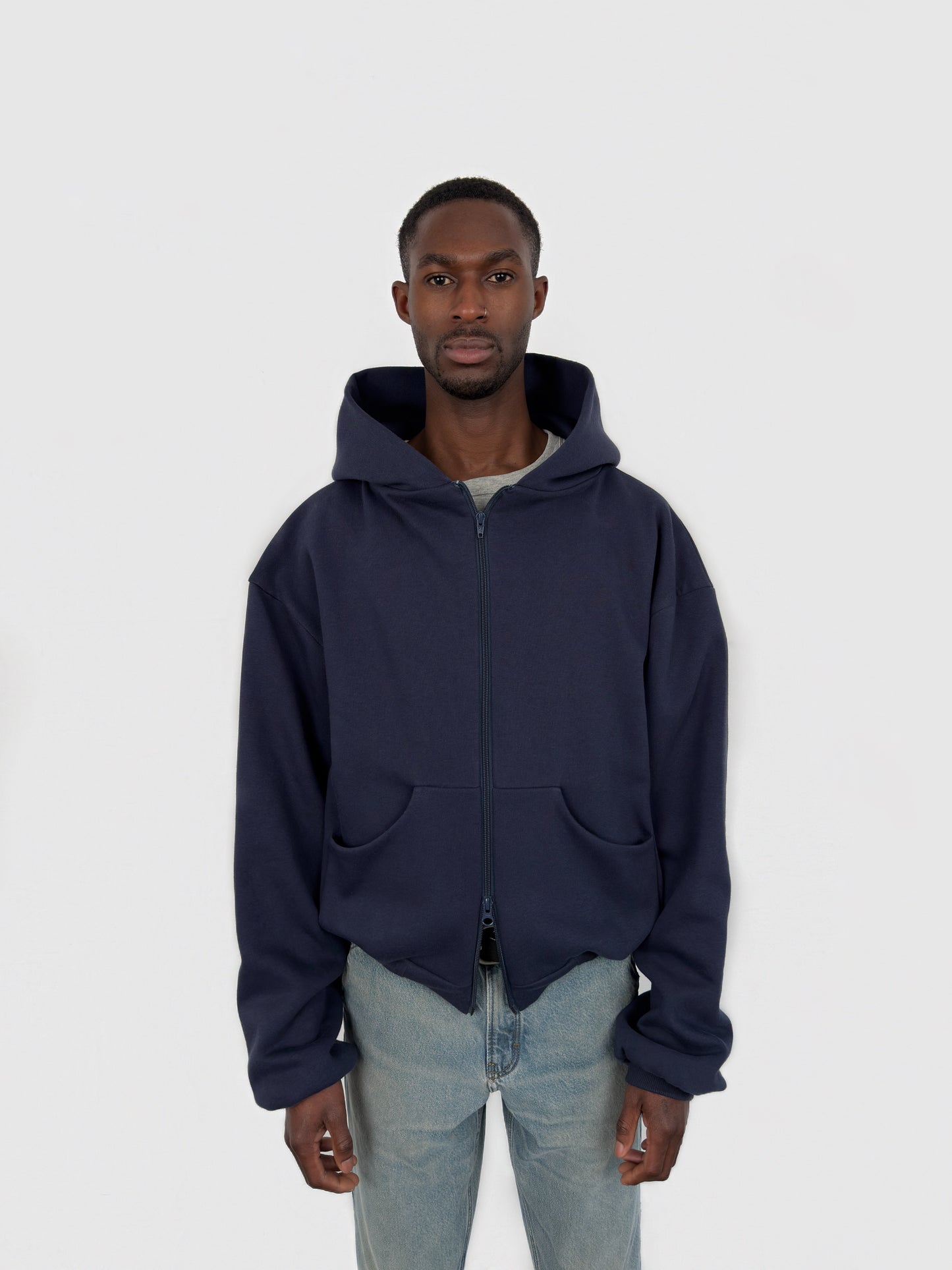 Jack of Clubs Zip-Hoodie double layered