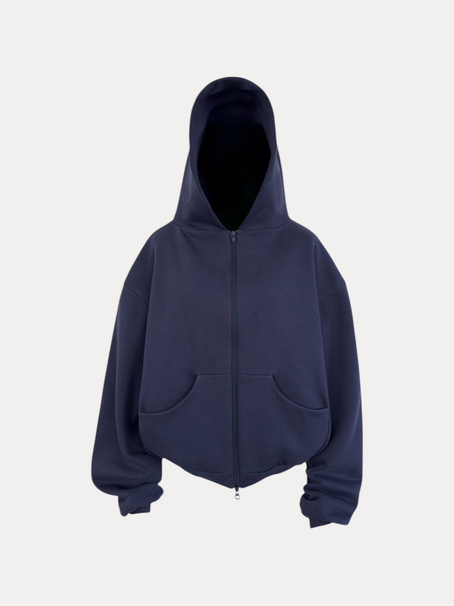 Jack of Clubs Zip-Hoodie double layered
